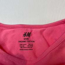 Load image into Gallery viewer, Girls H&amp;M, stretchy organic cotton blend long sleeve top, FUC, size 5-6,  