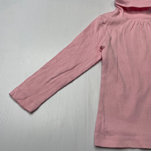 Girls Target, ribbed roll neck top / skivvy, GUC, size 3,  