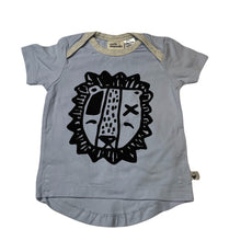 Load image into Gallery viewer, Boys Milk &amp; Masuki, organic cotton blend t-shirt / top, lion, EUC, size 0,  