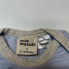Load image into Gallery viewer, Boys Milk &amp; Masuki, organic cotton blend t-shirt / top, lion, EUC, size 0,  