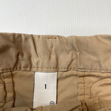 Load image into Gallery viewer, Boys Target, stretch cotton chino pants, adjustable, Inside leg: 27cm, FUC, size 1,  