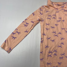 Load image into Gallery viewer, Girls Target, stretchy roll neck top / skivvy, unicorns, EUC, size 5,  