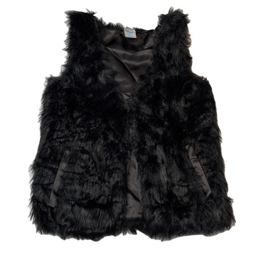 Girls Miss Understood, lined faux fur vest, singlet hook fasten, EUC, size 7,  