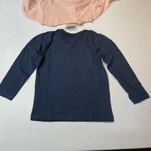 Load image into Gallery viewer, Girls Lily &amp; Dan, set of 2 soft feel cotton long sleeve tops, NEW, size 4,  