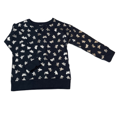 Girls Kids & Co, navy long sleeve top / lightweight sweater, EUC, size 5,  