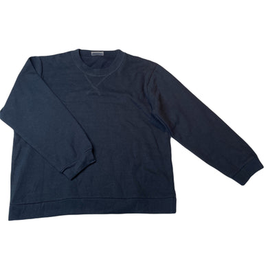 unisex MH&N, navy fleece lined sweater / jumper, GUC, size 10,  