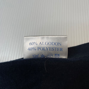 unisex MH&N, navy fleece lined sweater / jumper, GUC, size 10,  