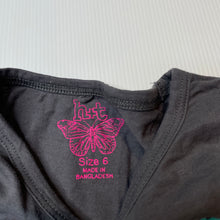Load image into Gallery viewer, Girls H&amp;T, cotton long sleeve t-shirt / top, GUC, size 6,  