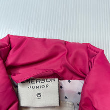 Load image into Gallery viewer, Girls Emerson, pink puffer vest / sleeveless jacket, EUC, size 6,  