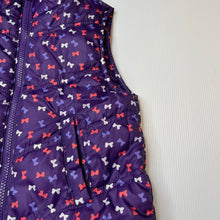 Load image into Gallery viewer, Girls Mix Kids, purple fleece lined puffer vest, EUC, size 6,  