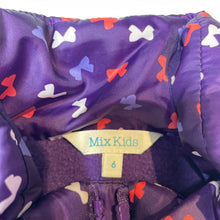 Load image into Gallery viewer, Girls Mix Kids, purple fleece lined puffer vest, EUC, size 6,  