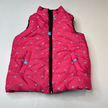 Load image into Gallery viewer, Girls Little Miss Matched, reversible puffer vest / sleeveless jacket, EUC, size 8,  