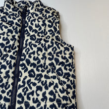Load image into Gallery viewer, Girls Target, animal print puffer vest / sleeveless jacket, EUC, size 4,  