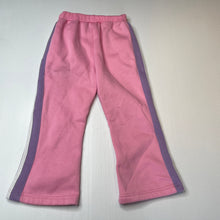 Load image into Gallery viewer, Girls DORA, fleece lined track pants, elasticated, Inside leg: 39cm, EUC, size 4,  