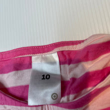 Load image into Gallery viewer, Girls Target, pink stripe cotton long sleeve top, EUC, size 10,  