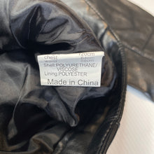 Load image into Gallery viewer, Girls Fun Spirit, black faux leather jacket, EUC, size 6,  