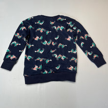 Load image into Gallery viewer, Girls B Collection, fleece lined sweater / jumper, birds, EUC, size 5,  