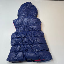 Load image into Gallery viewer, Girls L&amp;D, fleece lined hooded puffer vest / jacket, EUC, size 10,  
