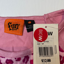 Load image into Gallery viewer, Girls Fun Spirit, lightweight knit long sleeve top, NEW, size 5,  