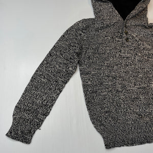 Boys Bauhaus, knitted hooded sweater / jumper, EUC, size 10,  