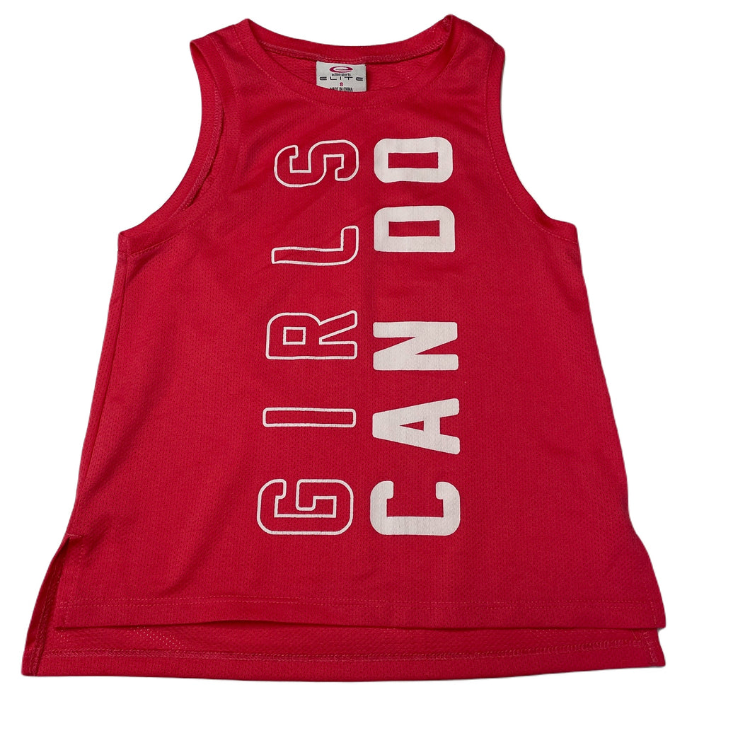 Girls Elite Action Sports, lightweight activewear top, EUC, size 8,  