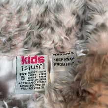 Load image into Gallery viewer, Girls Kids Stuff, lined faux fur jacket / coat, FUC, size 5,  