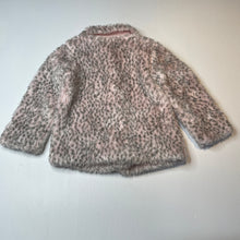Load image into Gallery viewer, Girls Kids Stuff, lined faux fur jacket / coat, FUC, size 5,  