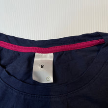 Load image into Gallery viewer, Girls Target, navy cotton long sleeve t-shirt / top, EUC, size 8,  