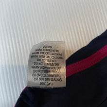 Load image into Gallery viewer, Girls Target, navy cotton long sleeve t-shirt / top, EUC, size 8,  