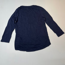 Load image into Gallery viewer, Girls Target, navy cotton long sleeve t-shirt / top, EUC, size 8,  