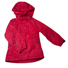 Load image into Gallery viewer, Girls Lily &amp; Dan, fleece lined waterproof jacket / coat, EUC, size 5,  