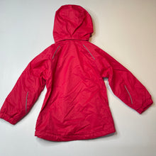 Load image into Gallery viewer, Girls Lily &amp; Dan, fleece lined waterproof jacket / coat, EUC, size 5,  