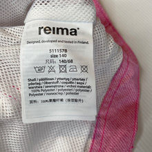 Load image into Gallery viewer, Girls Reima, lined waterproof jacket / coat, detachable hood, GUC, size 10,  
