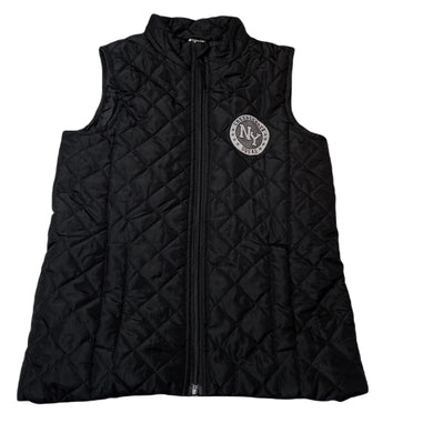 Girls Miss Understood, black quilted vest / sleeveless jacket, EUC, size 9,  