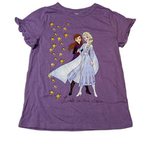 Load image into Gallery viewer, Girls Disney, Frozen 2 soft feel t-shirt / top, EUC, size 7,  