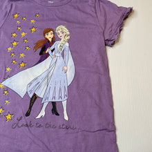 Load image into Gallery viewer, Girls Disney, Frozen 2 soft feel t-shirt / top, EUC, size 7,  