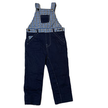 Load image into Gallery viewer, Boys Dymples, blue check overalls / dungarees, EUC, size 2,  