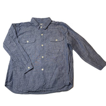 Load image into Gallery viewer, Boys RIO EVAN, blue cotton long sleeve shirt, GUC, size 6,  