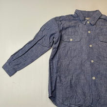 Load image into Gallery viewer, Boys RIO EVAN, blue cotton long sleeve shirt, GUC, size 6,  