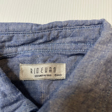 Load image into Gallery viewer, Boys RIO EVAN, blue cotton long sleeve shirt, GUC, size 6,  