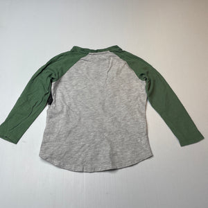 Boys Tilt, green & grey long sleeve top, FUC, size 3,  