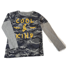 Load image into Gallery viewer, Boys Kids &amp; Co, camo print long sleeve t-shirt / top, EUC, size 7,  