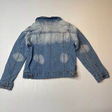 Load image into Gallery viewer, Girls Cotton On, blue stretch denim jacket, FUC, size 7,  