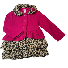 Load image into Gallery viewer, Girls Mack &amp; Co, fleece jacket / coat, L: 52cm, GUC, size 6,  