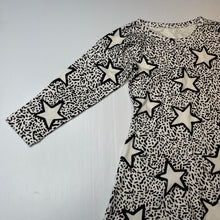 Load image into Gallery viewer, Girls casual, organic cotton long sleeve dress, EUC, size 4-5, L: 58cm