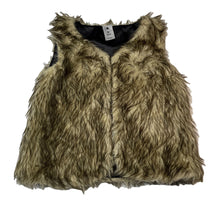 Load image into Gallery viewer, Girls H&amp;T, faux fur vest, 2 hook fastening, FUC, size 6,  