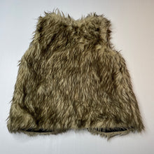 Load image into Gallery viewer, Girls H&amp;T, faux fur vest, 2 hook fastening, FUC, size 6,  