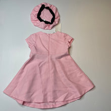 Load image into Gallery viewer, Girls Bonnie Baby, embroidered lightweight dress + hat, NEW, size 2, L: 48cm