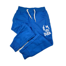 Load image into Gallery viewer, Boys B Collection, blue fleece lined track pants, elasticated, Inside leg: 39.5cm, NEW, size 3,  