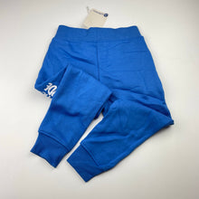 Load image into Gallery viewer, Boys B Collection, blue fleece lined track pants, elasticated, Inside leg: 39.5cm, NEW, size 3,  